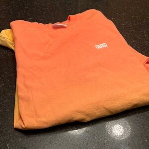 KITH x Lucky Charms Dip Dye L/S Tee Shirt Orange/Yellow Size Large
